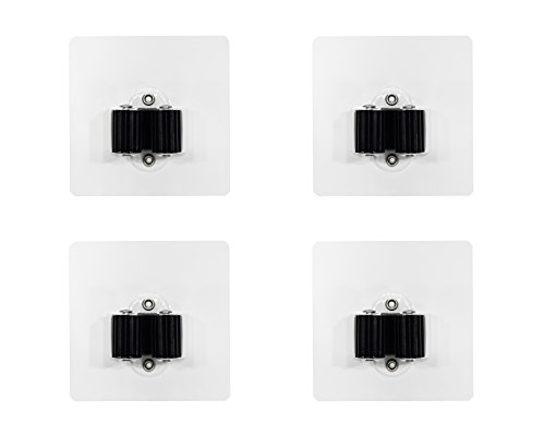 DAS ORIGINAL!! Solutions Magische Haken Klemm-/Klebehaken 4er Set 02585-WT weiß
