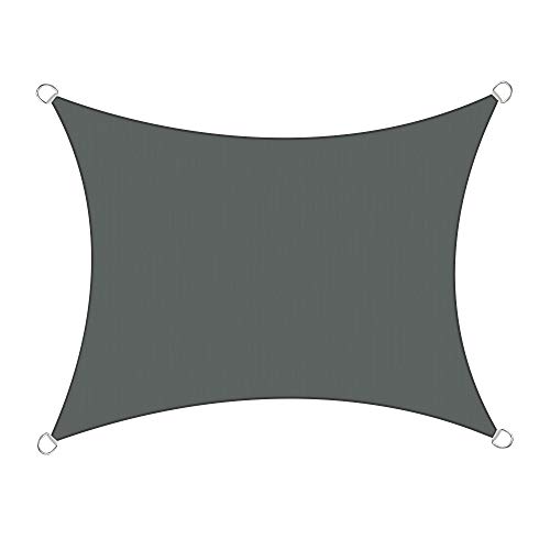 Greenbay Anthrazit Sonnensegel Sonnenschutz Segel Fur Balkon Terrasse Camping Garten Dreieck 2x2x2m Uv Schutz Pes Polyester