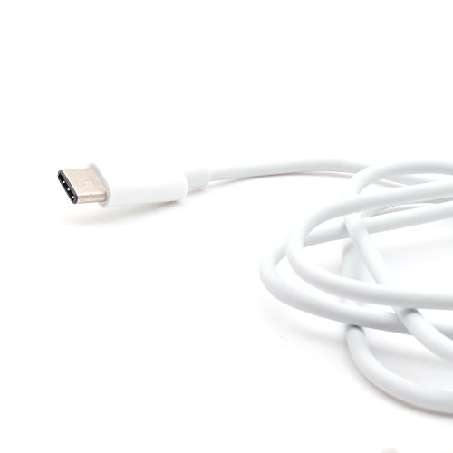 iProtect 2 in 1 Set Highspeed USB 3.1 TYP-C Ladekabel u Datenkabel und Netzteil für Nexus 5X, Nexus 6P, Microsoft Lumia 950 950XL und weitere Geräte mit einem 3.1 USB-C Anschluss in weiß - 4