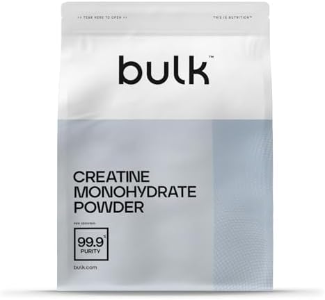 Bulk Creatina Monoidrato Polvere 250 g | 73 porzioni | Creatina micronizzata pura | Senza aroma | Vegano e Halal | Ideale per fitness, allenamento e palestra | Si scioglie facilmente