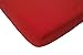 Jollein Fitted Sheet Interlock Double Jersey (60 x 120 cm, Red)