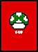 Produktbild Legion - Mario Bros. 16 Bit " 1-Up " Mushroom - 50 Matching GLOSS Finish Sleeves (fits Magic / MTG, Pokemon Cards)