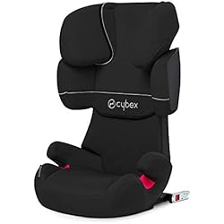 CYBEX Silver Siège Auto Solution X-Fix, Adapté aux Voitures Avec ou Sans Isofix, Groupes 2/3 (15-36 kg), De 3 Ans à 12 Ans Environ, Pure Black