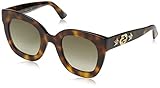Protective case included Gucci GG0208S 003 Gafas de sol, Marrón (3/Brown), 49 para Mujer