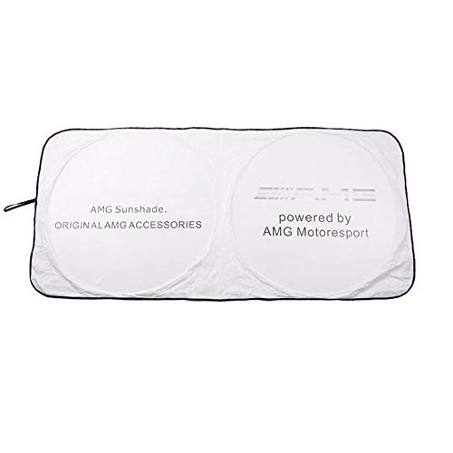 YIKA Parasol para parabrisas de coche, bloquea los rayos UV, parasol protector para mantener tu vehículo fresco y libre de daños, para AMG GLK300 GLA C200L GLC CLA