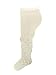 Tactel Baby Tube Tights Hearts Pattern - 2 Pairs - Newborn - Cream