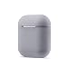 Produktbild Tasche Hüllen Schutzhülle - Case Cover Silicone Weiche staubdichte Aufladung Grau für Apple AirPods