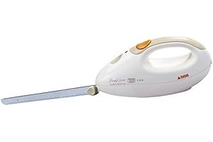 Seb 852301 Couteau Électrique Prep’Line Lames à Découper Tranche Viande Charcuterie Pain Surgelés 100W Blanc