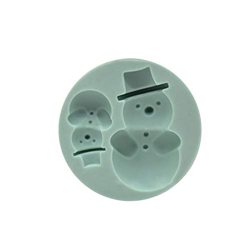 HoneybeeLY Schneemann Silikonform, Silikonform Schneemann Für Kuchen, Muffin, Deko, Für Eiswürfel, Schokopralinen, Nascherei Im Weihnachts Design, Grün HoneybeeLY Schneemann Silikonform, Silikonform Schneemann Für Kuchen, Muffin, Deko, Für Eiswürfel, Schokopralinen, Nascherei Im Weihnachts Design, Grün