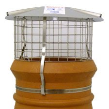 Brewer Birdguard Chimney Cowl - Solid Fuel - Stainless Steel