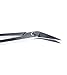 Toenail Scissors - Extra Long Toenail Scissors Clippers Chiropody Podiatry, 7.85'' with one micro serrated blade for super tough nail cutting , Used by both right and left handed people.