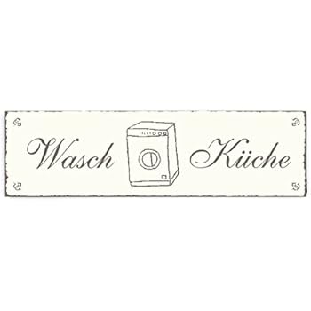 Amazon.de: Interluxe Shabby Blechschild METALLSCHILD Türschild