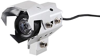 MuZuZi Headlight LED Bulb Waterproof Fog Spot Lamp 125W U8 for Motorcycle ATV Bike (silver)