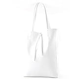 die Tasche ist aus weichem Rindsleder gefertigt, ungefüttert und mit extra langen Henkeln zum Schultern geeignet | der Boden liegt lose auf und kann bei Bedarf gelegt und die Tasche somit flach verstaut werden | der große Innenraum der Tasche ermöglicht es Ihnen, selbst einen breiten DIN A4 Ordner bequem unterzubringen