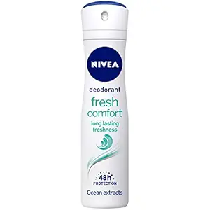 NIVEA Women Deodorant, Fresh Comfort, Long Lasting Freshness & 48h Protection, 150 ml