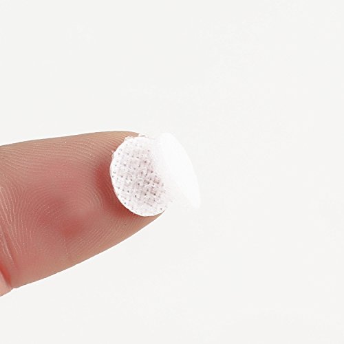 900  Piezas de velcro de HIMRY  autoadhesivas  450  pares  10  mm  1  cm  fuertes y resistentes  blanco  KXB5025