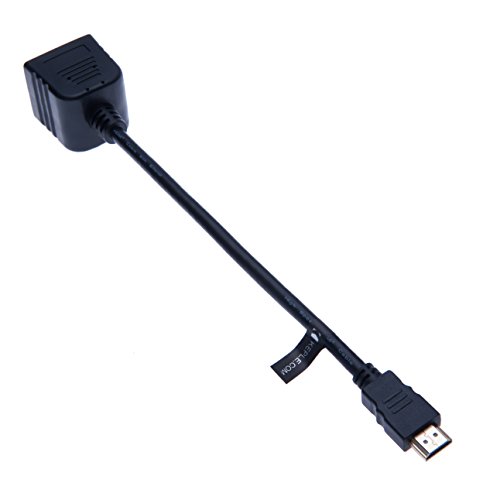 Keple | 1080P HDMI Port männlich zu 2 weiblich 1 in 2 out Splitter Kabel Adapter Konverter für HDTV Projektoren Monitore DVD BLUE-RAY Xbox PS3 - 3