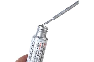 Greatangle-UK Stylo de retouche de réparation de Rayures de Roue de Voiture en Alliage d'aluminium Peinture de retouche Blanche