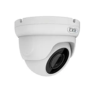 TVS Electronics CCTV Camera Eye Ball 2MP HD (SC-21EL Classic) | Water & Dust Proof (IP 67) | Metal Body | Video recording @ 30 FPS | HQ Video recording | More IR LEDs for clear footage | Access live footage via mobile app