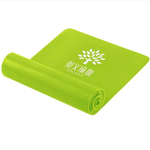 LIJUAN Ensemble de résistance pour Bandes d'exercice, Bandes d'entraînement - pour l'entraînement en résistance, séances d'entraînement à Domicile, Yoga (Vert)