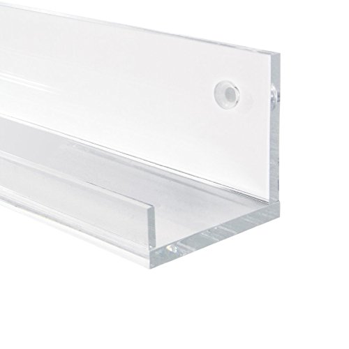 Sigel GA110 Galerieboard / Regalboard / Ablageboard 100 cm, glasklar – auch in 50 cm - 8