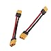Produktbild sharprepublic 2 Stücke XT60 Buchse Stecker Verlängerungskabel Kabelbaum Linie 14AWG 10 cm
