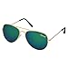 Imperial Club Aviator Unisex Sunglasses(Wy021|40|Green) RS.249.00