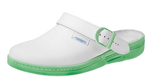 Arztschuhe Laborschuhe weiß mint ABEBA 5081