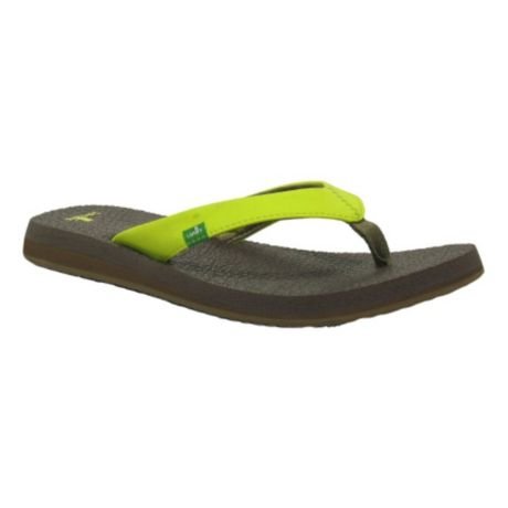 Preisvergleich Produktbild Sanuk Womens Yoga Mat Flip Flops, Lime Green, 11 M US