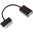 TECHGEAR - OTG USB Adapter Cable Compatible with Samsung Galaxy Tab 2 10.1 P5100 & P5110 - On The Go 30 Pin to Female USB Adapter