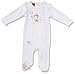 Pumpkin Patch Unisex Baby Fairy All-In-One With Feet Plain Footies, White (Clean White), 0-3 Months (Manufacturer Size:0-3M)