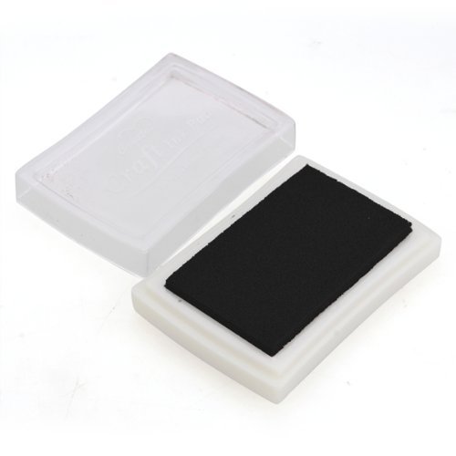 SODIAL R Almohadilla Tinta para Sello Tampon Color para Ninos No Toxico--Negro SODIAL R Almohadilla Tinta para Sello Tampon Color para Ninos No Toxico--Negro