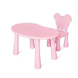 2 diferentes colores de mesa y sillas disponibles y es adecuado para interiores y exteriores.