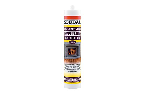 Soudal Outillage 3682 - Masilla refractaria, 300 ml