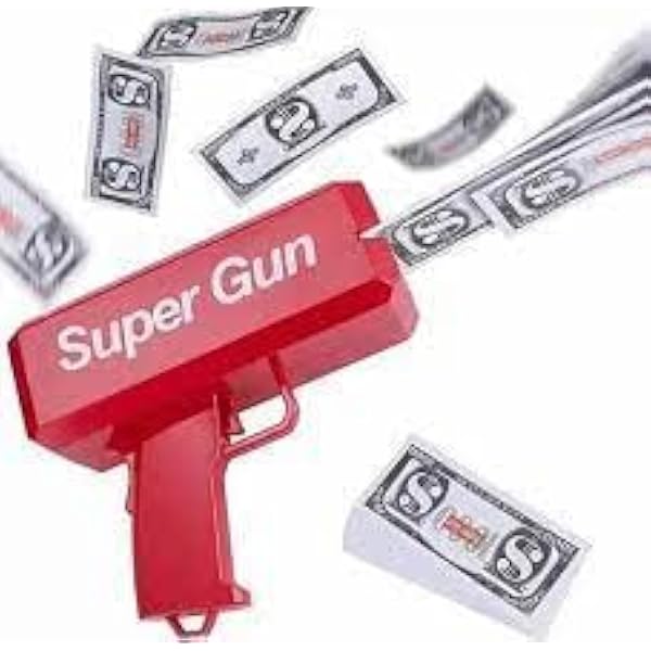 PATLY Supreme Super Cash Gun Money Gun for Weddings, Anniversary