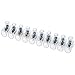 Price comparison product image Terminals Clear Polycarbonate 10 Pin Forbox 2.5 mm² 450 V Pack of 10)
