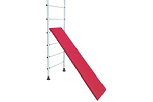 NIRO SPORTGERÄTE NiroSport Planche inclinée pour espalier en bois et revêtement en cuir synthétique 160 x 35 cm Charge maximale 130 kg