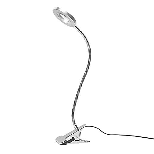 Preisvergleich Produktbild LED USB Tattoo Schönheit Lupe Lampe, Dimmen der Farbtemperatur Schreibtischlampe Klemmleuchte Swing Arm Schreibtisch Leuchte Tattoo Lampe für Augenbraue Tattoo Maniküre Wimpernverlängerung Lesen