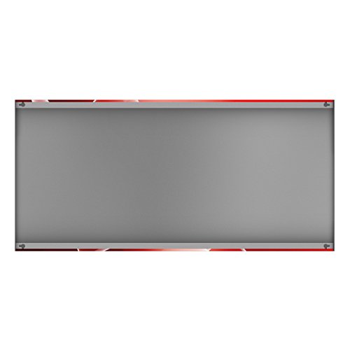 Magnettafel Red Heat Memoboard Design Quer Metall Magnet Pinnwand Motiv Wand Stahl Küche Büro, Größe HxB: 37cm x 78cm - 4