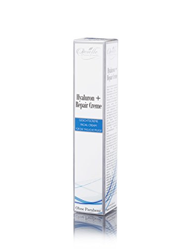 Hyaluron-Säure + Repair Gesichtscreme von Develle Premium Cosmetics | Hochdosierte Hyaluron Creme | Anti Aging Fluid | 50 ml Premium Kosmetik – Made in Germany – Anti-Aging-Pflege – Hyaluron-Creme – Tag und Nacht Pflege-Creme - 4