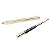Portable Lip Brush with Lid Retractable Lipstick Brush Applicator Gold Tube Nylon Hair Cosmetic Brush Makup Tool