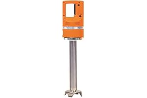 Dynamic 600W ‎Aluminium Master Stick Blender MX91, Orange, Shaft length: 410 mm/16.1 inch, Single Speed 9500 RPM, Blends up to 100 Litres of Ingredients at a Time, Titanium Coated Blade, K472