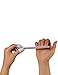 Fingernail file protector, White