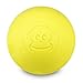Produktbild Captain LAX Massageball Original - Lacrosseball in der Farbe Gelb, aus Hartgummi, mit den Maßen 6 x 6 cm geeignet für Triggerpunkt- & Faszienmassage / Crossfit