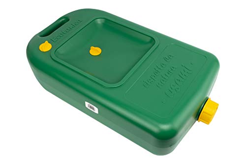 MOTORKIT MOTOR16516 Bidon/bidon écologique pour Changement d'huile 10 L homologué (Un), Ouverture latérale pour Une Utilisation Facile.