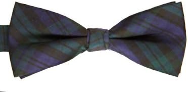 Blackwatch Tartan Silk Bow Tie Pre - Tied or Self Tie