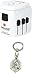 Produktbild World Adapter PRO Light USB World - geeignet für 2- und 3-polige Geräte mit integriertem dualem USB-Ladegerät (93198872252) mit Anhänger Hlg. Christophorus