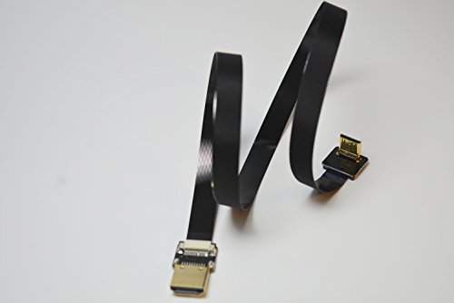 Neue schwarze FPV HDMI Kabel Mini Schnittstelle zu Standard-Schnittstelle für 5D3 5D2 GH3 GH2 5N 5T 5R 7N 20CM - 6