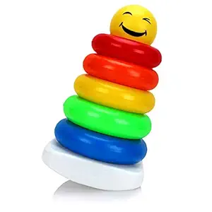 Toyztrend Ratnas Junior Smiley Stacking Multicolour 5 Rings for Toddlers