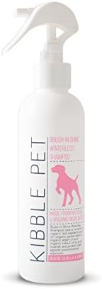 Kibble Pet Brush-in Shine Waterless Shampoo (Warm Vanilla and Amber)